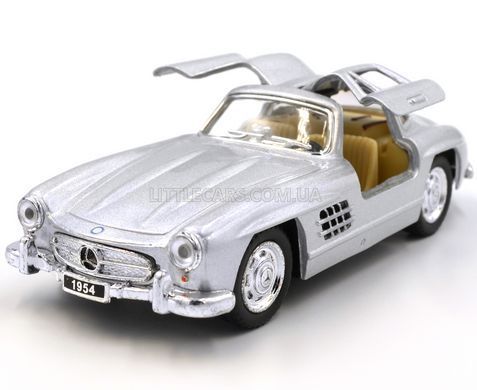 Іграшкова металева машинка Kinsmart Mercedes-Benz 300 SL 1954 сірий KT5346WG фото