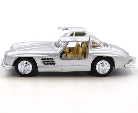 Іграшкова металева машинка Kinsmart Mercedes-Benz 300 SL 1954 сірий KT5346WG фото