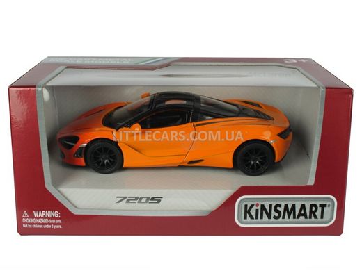 Металлическая модель машины Kinsmart McLaren 720S оранжевый с напылением KT5403WGO фото