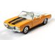 Металлическая модель машины Welly Chevrolet Chevelle SS 454 1971 желтый 49769CWY фото 1