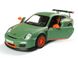 Металлическая модель машины Kinsmart Porsche 911 GT3 RS зеленый KT5352WGR фото 2