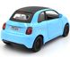 Игрушка металлическая машинка Fiat 500e 1:28 Kinsmart KT5440W голубой KT5440WYB фото 4