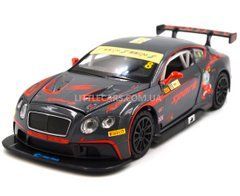 Іграшкова металева машинка Bentley Continental GT3 Concept 1:32 Автопром 68353C темно-сіра 68353C фото
