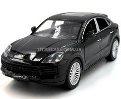Іграшкова модель машини Porsche Cayenne S E3 1:25 Автопром AP7733 чорний AP7733BL фото
