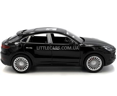 Іграшкова модель машини Porsche Cayenne S E3 1:25 Автопром AP7733 чорний AP7733BL фото