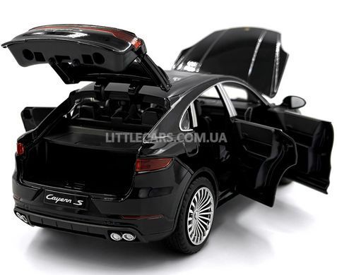 Іграшкова модель машини Porsche Cayenne S E3 1:25 Автопром AP7733 чорний AP7733BL фото
