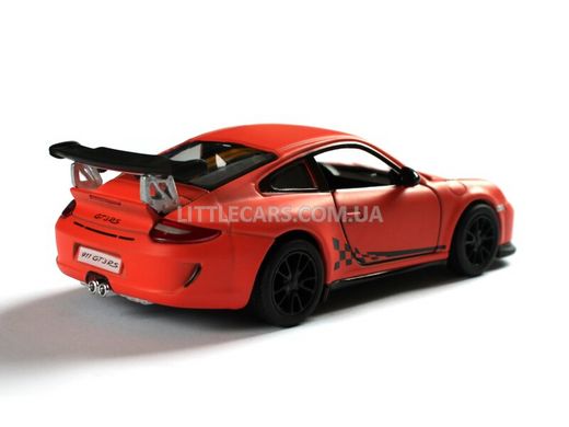 Іграшкова металева машинка Kinsmart Porsche 911 GT3 RS помаранчевий матовий KT5371WO фото