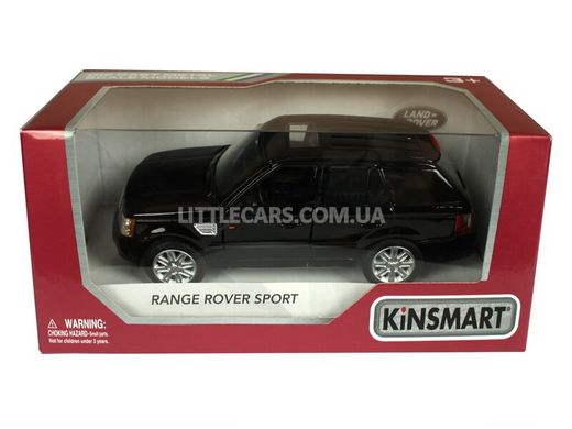 Іграшкова металева машинка Kinsmart Land Rover Range Rover Sport чорний KT5312WBL фото