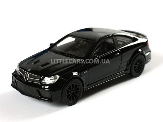 Металлическая модель машины Welly Mercedes-Benz C 63 AMG Coupe Black Series черный 43675CWBL фото