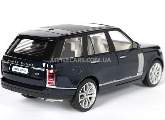 Іграшкова металева машинка Автопром Land Rover Range Rover Vogue 1:26 синій 68263AB фото