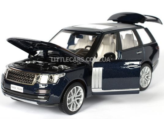 Іграшкова металева машинка Автопром Land Rover Range Rover Vogue 1:26 синій 68263AB фото