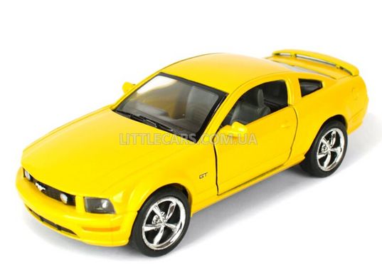 Іграшкова металева машинка Kinsmart Ford Mustang GT 2006 жовтий KT5091WY фото