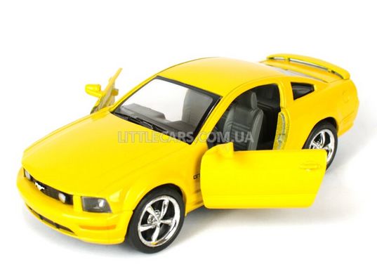 Іграшкова металева машинка Kinsmart Ford Mustang GT 2006 жовтий KT5091WY фото