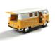 Металлическая модель машины Kinsmart Volkswagen Classical Bus 1962 желтый KT5060WY фото 2