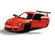 Іграшкова металева машинка Kinsmart Porsche 911 GT3 RS помаранчевий матовий KT5371WO фото 2