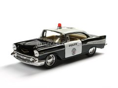 Металлическая модель машины Kinsmart Chevrolet Bel Air 1957 Police Полиция KT5323W фото