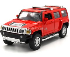 Іграшкова металева машинка Hummer H3 Автопром 68321 1:32 червоний 68321R фото