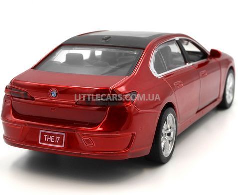 Іграшкова машинка BMW i7 (G70) 1:32 Автопром 68738 червона 68738R фото