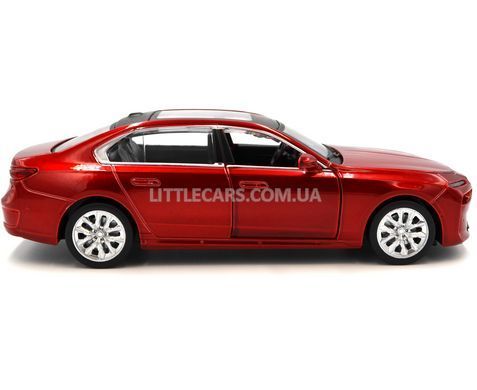 Іграшкова машинка BMW i7 (G70) 1:32 Автопром 68738 червона 68738R фото