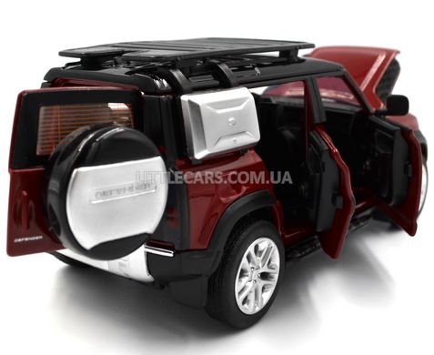 Металлическая модель машины Land Rover Defender 110 Автопром 68416 1:30 красный 68416R фото