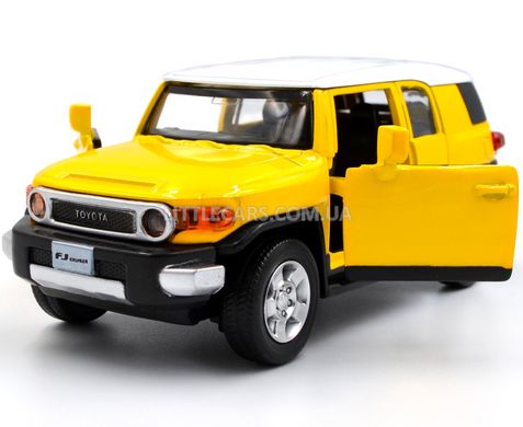 Металлическая модель машины Toyota FJ Cruiser Автопром 68304 1:32 желтая 68304Y фото
