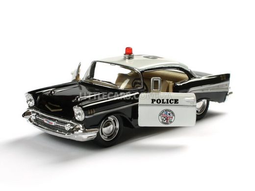 Іграшкова металева машинка Kinsmart Chevrolet Bel Air 1957 Police поліція KT5323W фото