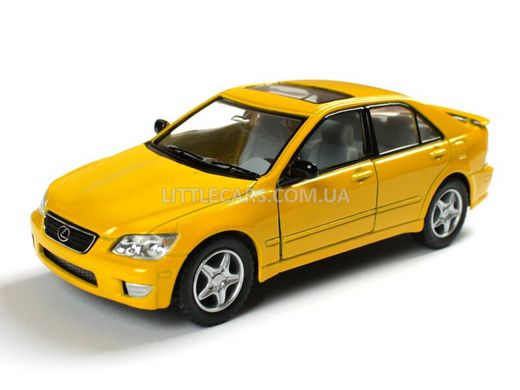Іграшкова металева машинка Kinsmart Lexus IS300 жовтий KT5046WY фото