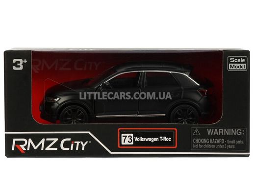 Моделька машины RMZ City Volkswagen T-Roc черный матовый 554048MBL фото