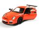 Іграшкова металева машинка Kinsmart Porsche 911 GT3 RS помаранчевий KT5352WO фото 2