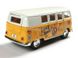 Іграшкова металева машинка Kinsmart Volkswagen Classical Bus 1962 жовтий з наклейкою KT5060WFY фото 3