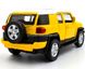Металева модель машини Toyota FJ Cruiser Автопром 68304 1:32 жовта 68304Y фото 3