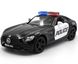 Поліцейська металева машинка Mercedes-Benz AMG GT 2017 1:38 RMZ City 554988 чорний 554988P фото 1