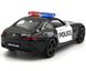 Поліцейська металева машинка Mercedes-Benz AMG GT 2017 1:38 RMZ City 554988 чорний 554988P фото 4