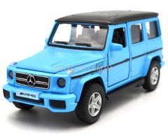 Іграшкова металева машинка Mercedes-Benz G63 AMG 1:35 RMZ City 554991M блакитний матовий 554991M(E)B фото