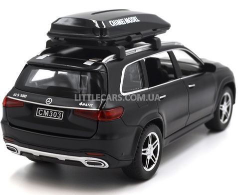 Іграшкова машинка Mercedes-Benz GLS 580 (X167) 1:32 Автосвіт AP-1813 чорний матовий з багажником AP-1813BL фото