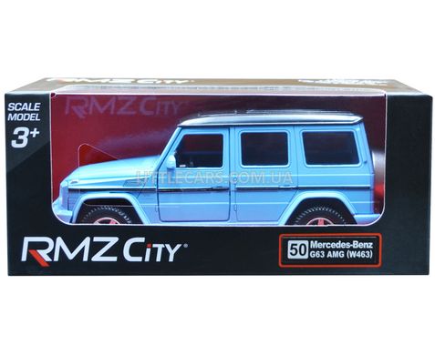 Игрушечная металлическая машинка Mercedes-Benz G63 AMG 1:35 RMZ City 554991M голубой матовый 554991M(E)B фото