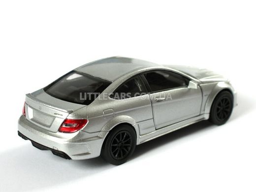 Металлическая модель машины Welly Mercedes-Benz C 63 AMG Coupe Black Series серый 43675CWG фото