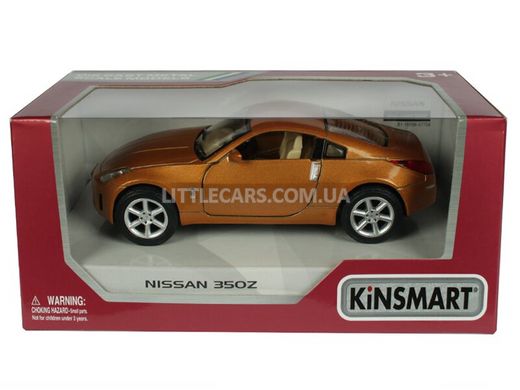 Іграшкова металева машинка Kinsmart Nissan 350Z помаранчевий KT5061WO фото