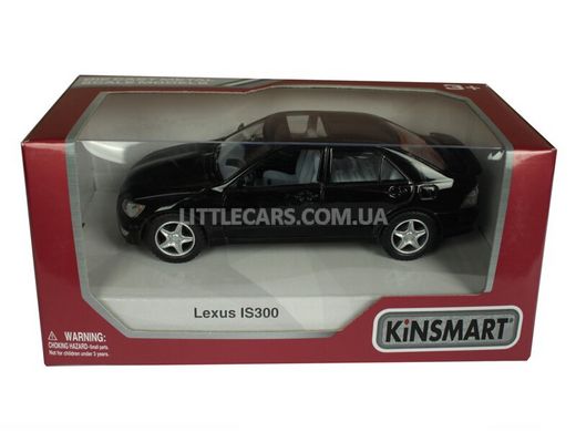 Іграшкова металева машинка Kinsmart Lexus IS300 чорний KT5046WBL фото