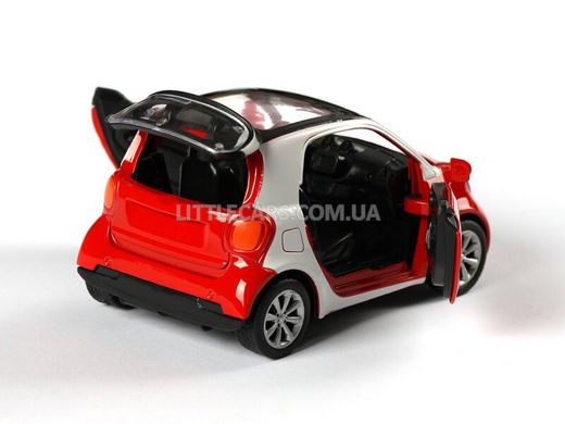 Іграшкова металева машинка Автосвіт Smart Fortwo 2014 червоний AS1912R фото