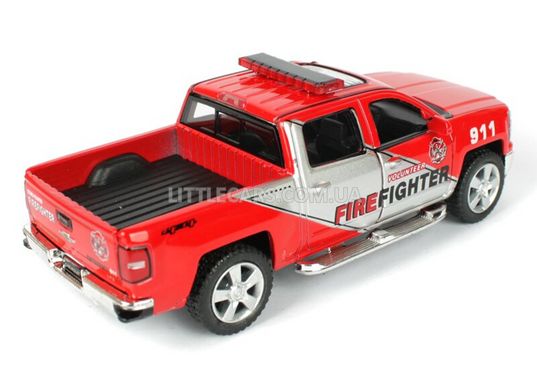 Іграшкова металева машинка Kinsmart Chevrolet Silverado пожежний KT5381WPRF фото