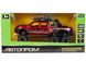 Іграшкова металева машинка Ford F-150 Raptor 6х6 1:26 червоний 7682R фото 5