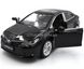 Металлическая модель машины Toyota Corolla Hybrid 68432 Автопром 1:33 черная 68432BL фото 2