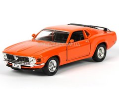 Металлическая модель машины Welly Ford Mustang Boss 302 1970 оранжевый 49767CWO фото