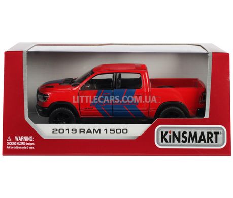 Іграшкова металева машинка Kinsmart KT5413WFR Dodge RAM 1500 2019 червоний KT5413WFR фото
