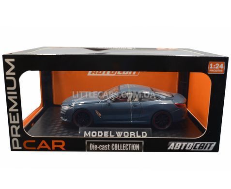 Іграшкова машинка BMW 8 Series Coupe (G15) 1:24 Автосвіт AP-1788 сіра AP-1788G фото