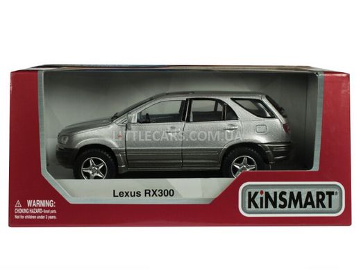 Іграшкова металева машинка Kinsmart Lexus RX300 cерый KT5040WG фото