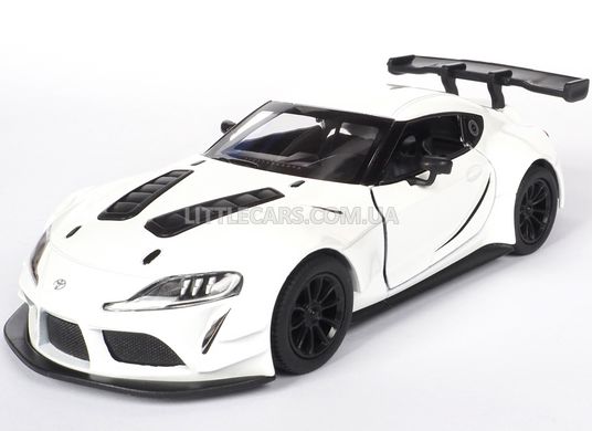 Металлическая модель машины Kinsmart KT5421W Toyota GR Supra Racing Concept 1:34 белая KT5421WW фото