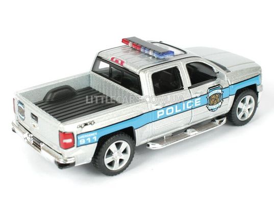 Іграшкова металева машинка Kinsmart Chevrolet Silverado поліцейский KT5381WPRP фото