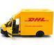 Іграшкова машинка Mercedes-Benz Sprinter VS30 (W907/W910) DHL 1:48 Kinsmart KT5475W жовтий KT5475W фото 3